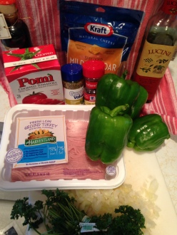 Ingrediants for Stuffed Peppers